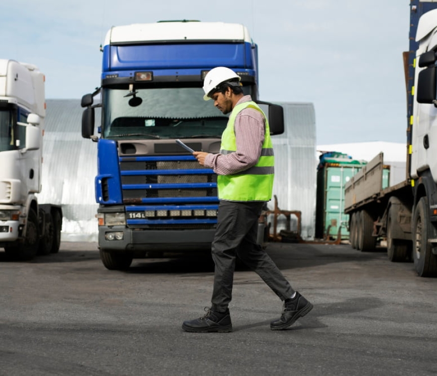 hombre-tiro-completo-caminando-flota-camiones (1)